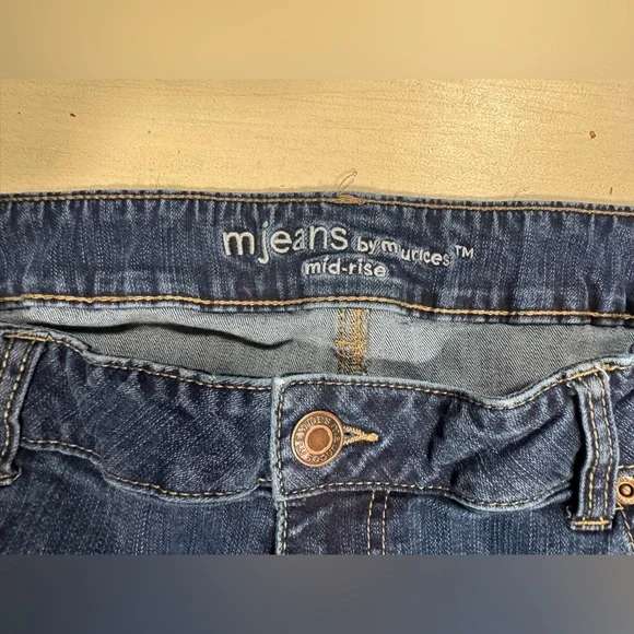 Maurices Dark Blue Women's Boot Cut Jeans 14W Reg NWOT - Picture 3 of 5